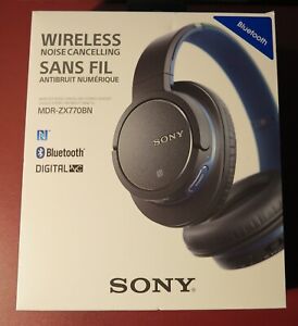 Sony MDR-ZX770BN + 8-22,000Hz, Over Ear, Noise Cancelling, Bluetooth, Extra Bass