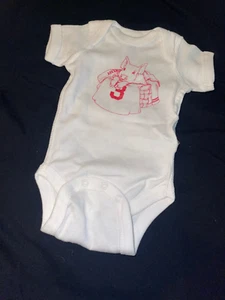 RAZORBACK ARKANSAS BABY BODY SUIT WHITE many sizes by RABBIT SKINS pre-owned - Picture 1 of 5