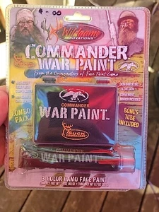 NIB Wildgame Innovations Commander War Face Paint BLACK Camp Bonus Tube 3 Color - Picture 1 of 1