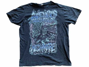 Avenged Sevenfold Nightmare T-Shirt Short Sleeve Black 2010 Size Medium - Picture 1 of 5