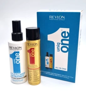 1x Revlon Uniq One Lotus Flower Hair Treatment 150ml + 1x Dry shampoo 75ml G255 - Bild 1 von 1