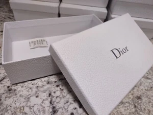Dior Gift Presentation Box Textured 8.5x5x2 Overall Dimension Authentic White - Picture 1 of 8