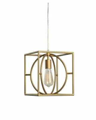 Kenroy Lighting 93882GLD Adele 1 Light 11 inch Gold Swag Pendant Ceiling Light - Image 1 of 4