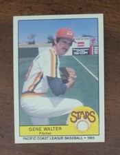 1985 Las Vegas Stars GENE WALTER Cramer Pacific Coast League card #112 