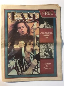 BAM Magazine #47 1979 Van Halen Cover Neil Young Eddie Money Year In Pictures - Picture 1 of 4