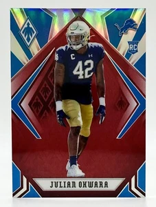 2020 Panini Phoenix Rookies Red #197 Julian Okwara RC 212/299 Detroit Lions - Picture 1 of 2