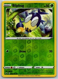 Blipbug (016) 016/202 Reverse Holo SWSH01: Sword & Shield Base Set NM - Picture 1 of 2