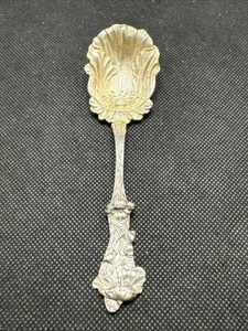 Poppy by Paye and Baker Sterling Silver Sauce Ladle w/ poppy bowl 5.5” - Picture 1 of 15