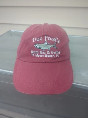 Gorra ajustable para adultos Doc Ford's Rum Bar and Grille Ft Myers Beach Florida Foto 1 de 4