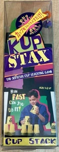 VINTAGE Kup Stax Stapelspiel grün Gürtelclip Schlüsselanhänger - Hasbro Japan - neu - Bild 1 von 5