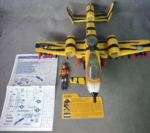 Vintage GI Joe Tiger Rat Skystriker 1984 Hasbro ARAH mit Handbuch + Karte - Bild 1 von 24