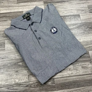 ANTIGUA PGA Golf Club Embroidered Logo Dark Blue Polo Golf Shirt Men's Size L - Picture 1 of 6