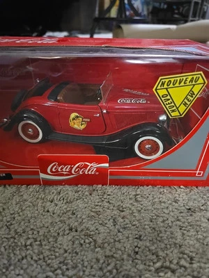 Ford Bache 🔴 Coca-Cola 🔴 1:18 made in France BOX KEPT 1996 Release #9513 - Image 1 of 4