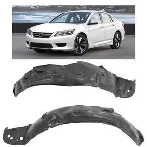 Front Fender Liner Set Compatible with 2013-2015 Honda Accord Sedan Replaceme... - Picture 1 of 9