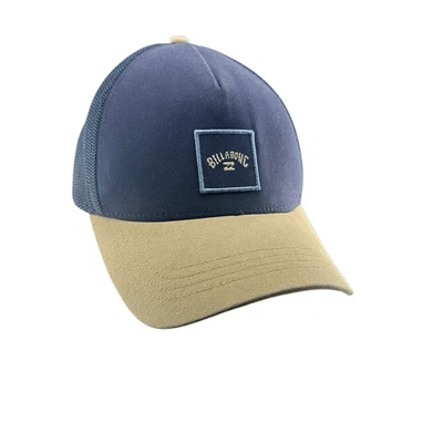 Billabong Mesh Snap Back Hat Navy Blue and Tan - Изображение 1 из 4