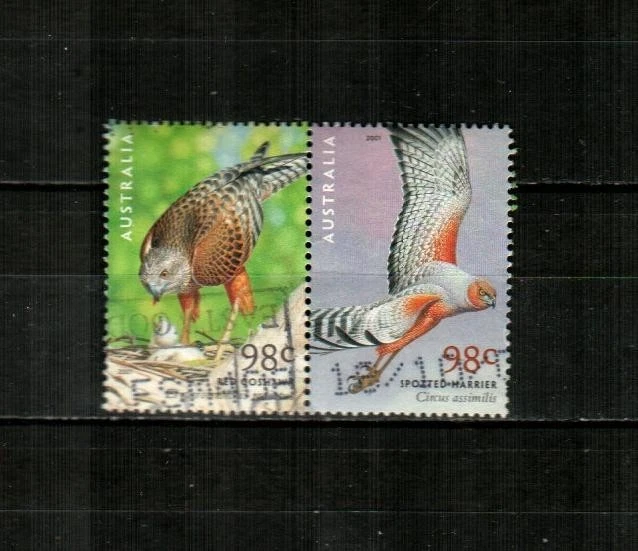 Par Usado AUSTRÁLIA Scott's 2005a (2v) Aves de Rapina F/VF (2001) - Imagem 1 de 1