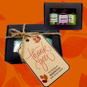 Essential Oil Gift Set -For Staff Gifts, coworkers, teams, Holidays-w/ Gift Tag. - Picture 1 of 1