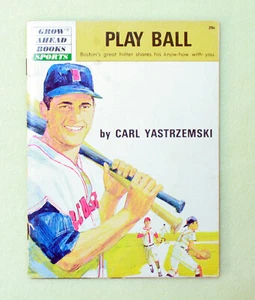 Play Ball de Carl Yastrzemski 1969 Grow Ahead Books MLB - Imagen 1 de 2