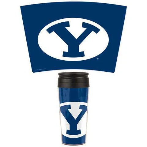 Byu Cougars 16oz Plastic Travel Mug Cover