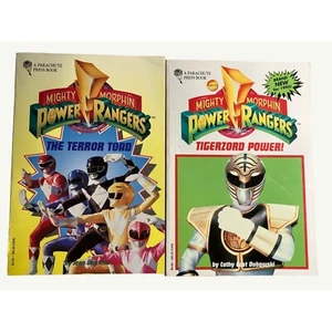 Mighty Morphin Power Rangers Vintage Books Lot of 2 - Picture 1 of 10