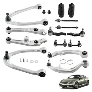 Kit de suspensión brazos de control delanteros inferiores 14 un. para Nissan 350Z 2003-2008 tracción trasera 2x4 - Imagen 1 de 13