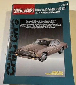 Chilton's #8584 General Motors Buick Pontiac Olds 1975-90 Repair Manual - Picture 1 of 9
