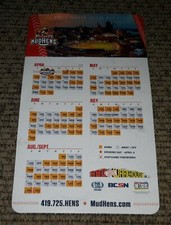 2019 Toledo Mud Hens Detroit Tigers magnet schedule MINOR LEAGUE BASEBALL TEAM 