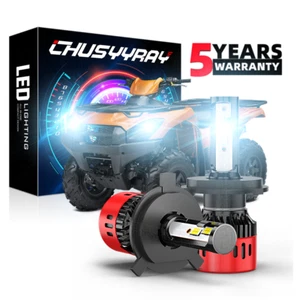 2pcs LED Light Bulb for 1985-1992 Suzuki LT-250R QuadRacer ATV Headlight 6000k - Picture 1 of 11