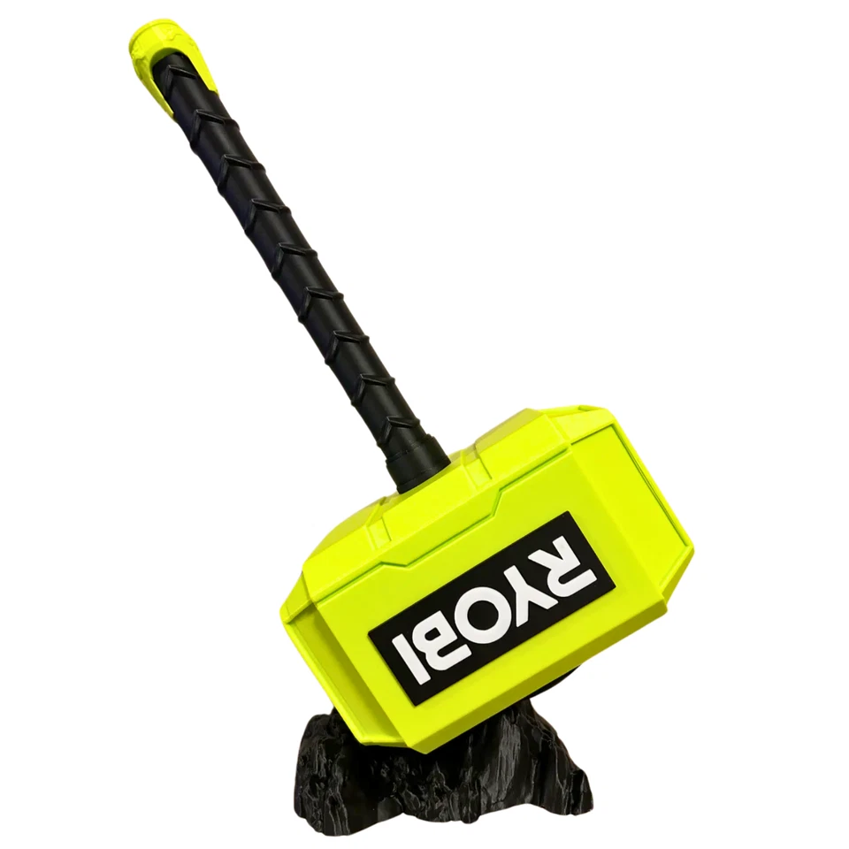 A1 Ryobi Thor’s Hammer – Novelty Display for Ryobi Tool Lovers 🛠️