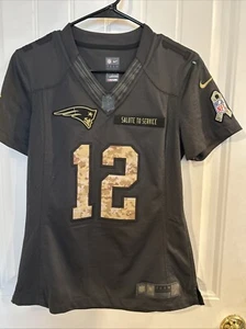 Tom Brady New England Patriots Salute To Service Jersey Women’s Small Nike NFL - Picture 1 of 10