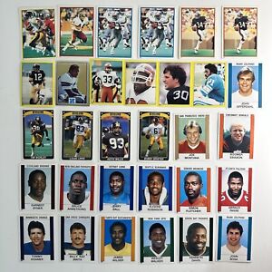 Lot Of 30 Vintage 1980’s NFL Sticker Book Stickers National Football League