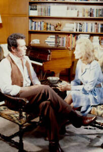 James Garner being interviewed by Barbara Walters 1980s TV Historic Old Photo 4