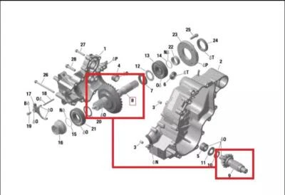 For Can-Am Renegade Outlander MAX 500 800R EFI Drive Assy Main Drive&Drive Shaft - Image 1 of 4