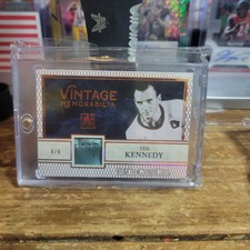 Ted Kennedy 2017 In The Game Used Hockey Magenta Plate 1/1,  & Card 4/6 SSP RARE