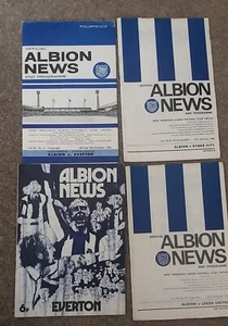 WEST BROMWICH ALBION 4 Postponed home programmes 1964/5 to 1972/3 - Picture 1 of 1