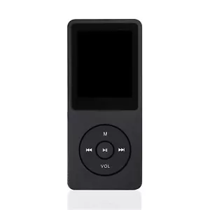 Reproductor MP3 / MP4 Reproductor de Música 1.8 Pulgadas Pantalla Portátil Negro - Imagen 1 de 11