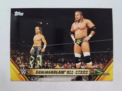 2019 Topps WWE SummerSlam ALL-STARS #MSS-18 TRIPLE H DEF. MR McMAHON - Image 1 of 2