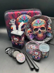 Skull Juice Box Tobacco Kit Gift Set Value Pack Free Shipping - Picture 1 of 3