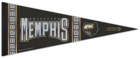 MEMPHIS GRIZZLIES City Edition 2022-23 NBA Premium Felt PENNANT Cover