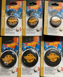 ๐ 6x LoT Hot Wheels Car Air Freshener Treasure Hunt Great Gift! Vent&Hanging - Picture 1 of 3