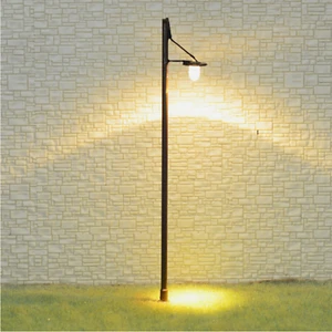 10 x O scale street light LED model train railroad path lamp post + resistor #R7 - Picture 1 of 4