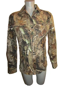 NEW, GANDER MTN Camo Field Shirt RealTree AP, Women's Sz Small, Twill Cotton - Picture 1 of 12