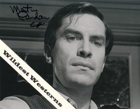 MARTIN LANDAU autograph signed photo in TWILIGHT ZONE Mission Impossible actor Cover