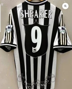 MAGLIA NEWCASTLE UTD SHEARER CALCIO CAMISETA S M L XL XXL ADIDAS JERSEY 98 99 - Picture 1 of 7