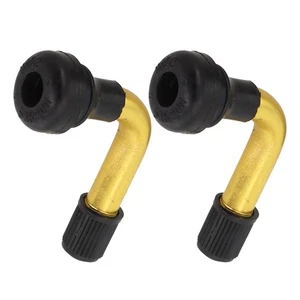 Electric Scooter Tyre Valves Stem 2pcs Copper+rubber Fits 0.453\" Hole - Picture 1 of 12