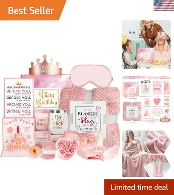 Luxuoso conjunto de presente de spa 13 peças: pacote perfeito de cuidados de aniversário para ela - Imagem 1 de 4