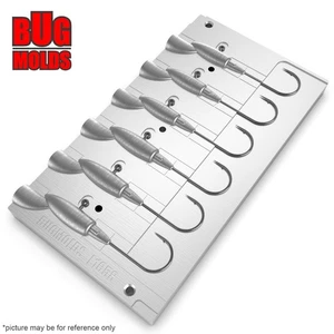 Stampo affondatore da pesca in alluminio stampo da pesca esca produzione piombo stampi testa di maschera proiettile - Foto 1 di 3