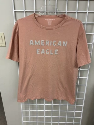Camiseta American Eagle súper suave talla XXL. Manga corta. Letras de fieltro elevado Foto 1 de 4