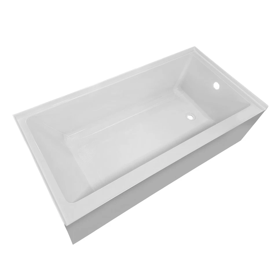 Whitehaus WHAB6030-R Bathhaus 60" Three Wall Alcove Acrylic - White - Image 1 of 4