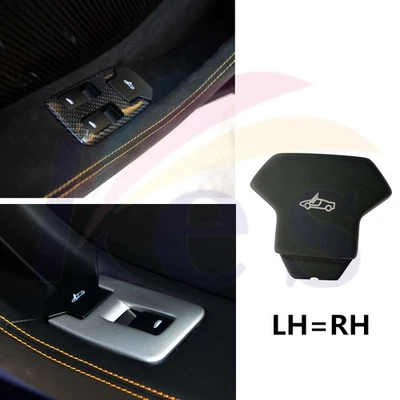 LH=RH *Para McLaren MP4-12C 650S Negro Interruptor de Control de Puerta Botón Cubierta 11M3231CP Foto 1 de 4